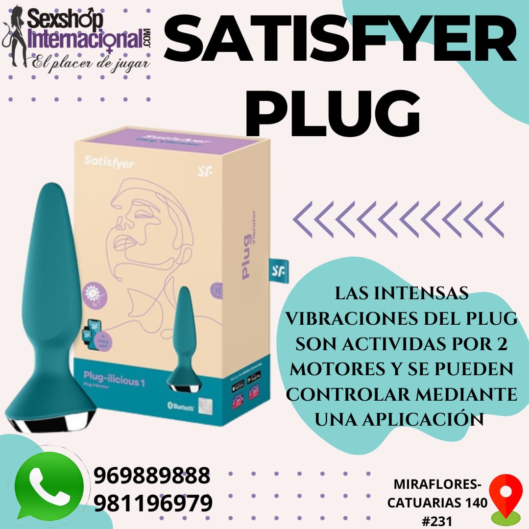 VIBRADOR PLUG ANAL-DE APLICACION -SEXSHOP MIRAFLORES 981196979 